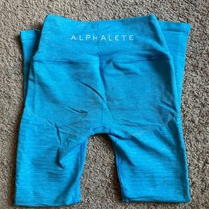 Blue Alphalete OG Revival Leggings